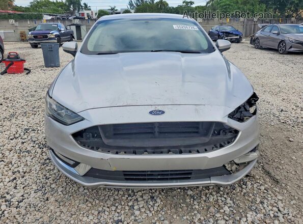 3FA6P0LU7JR169315 2018 FORD FUSION Silver წინა ხედი