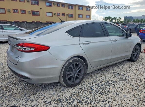 3FA6P0LU7JR169315 2018 FORD FUSION Silver უკანა მარჯვენა
