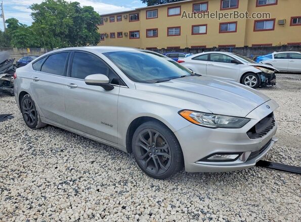 3FA6P0LU7JR169315 2018 FORD FUSION Silver წინა მარჯვენა