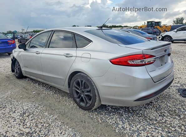 3FA6P0LU7JR169315 2018 FORD FUSION Silver უკანა მარცხენა
