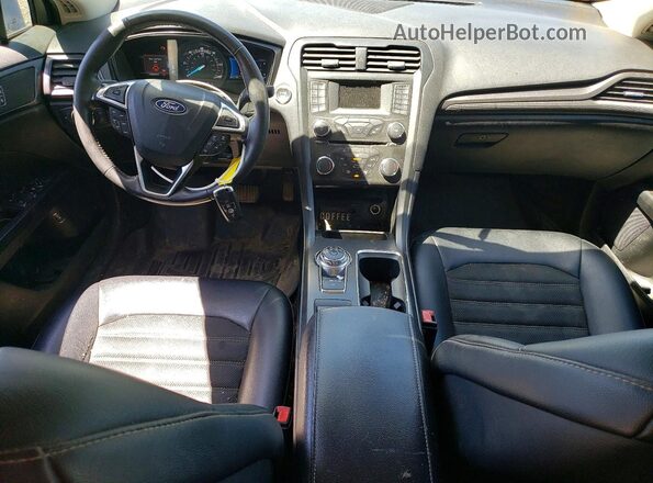 3FA6P0LU7JR219548 2018 FORD FUSION Gray წინა პანელის ხედი
