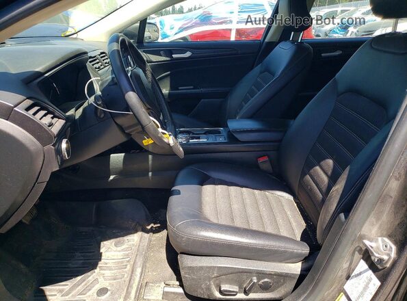 3FA6P0LU7JR219548 2018 FORD FUSION Gray წინა სალონის ხედი