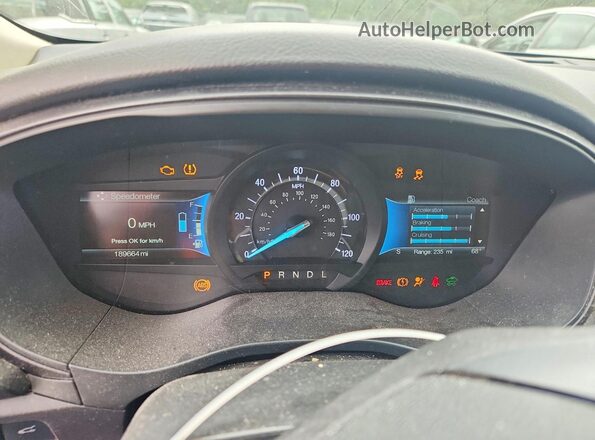 3FA6P0LU7JR219548 2018 FORD FUSION Gray ხელსაწყოთა პანელის ხედი