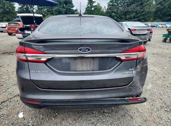 3FA6P0LU7JR219548 2018 FORD FUSION Gray უკანა ხედი