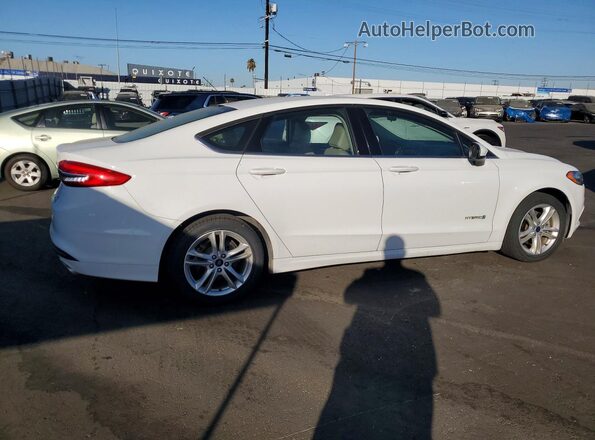 3FA6P0LU7JR221798 2018 FORD FUSION White უკანა მარჯვენა
