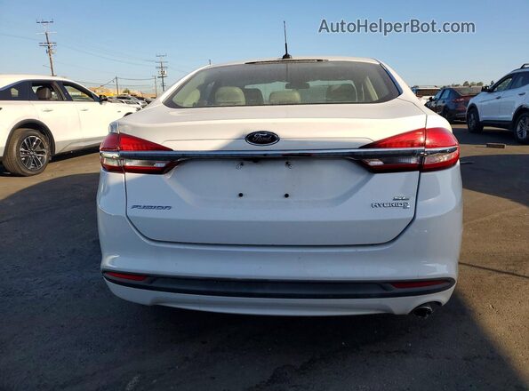 3FA6P0LU7JR221798 2018 FORD FUSION White უკანა ხედი