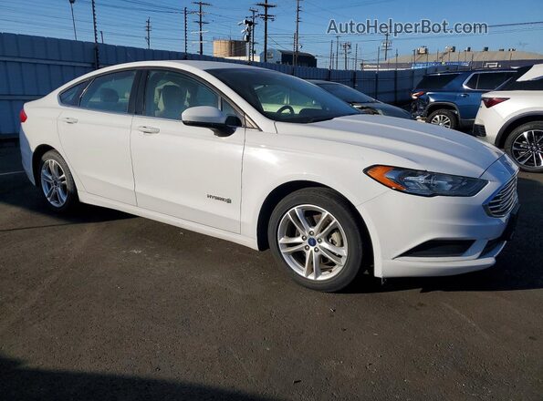 3FA6P0LU7JR221798 2018 FORD FUSION White წინა მარჯვენა