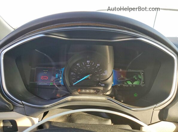 3FA6P0LU7JR221798 2018 FORD FUSION White ხელსაწყოთა პანელის ხედი
