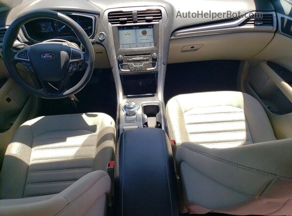 3FA6P0LU7JR235393 2018 FORD FUSION Charcoal Widok deski rozdzielczej