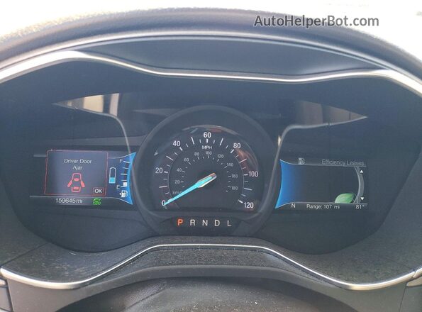 3FA6P0LU7JR235393 2018 FORD FUSION Charcoal Widok zestawu wskaźników