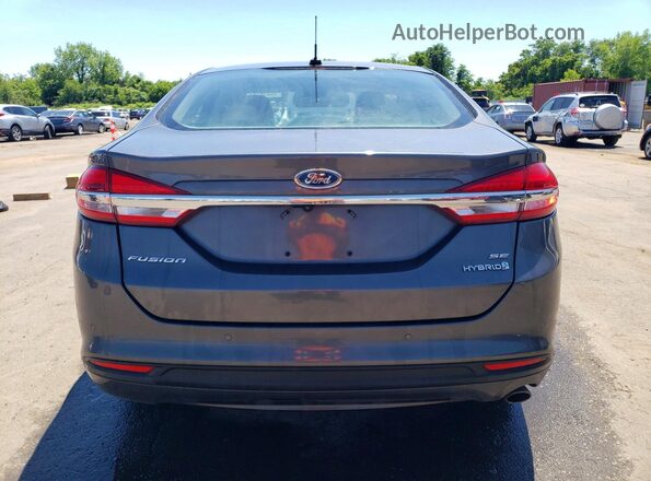 3FA6P0LU7JR235393 2018 FORD FUSION Charcoal Widok z tyłu