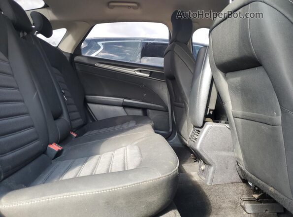 3FA6P0LU7JR242523 2018 FORD FUSION Silver Rear seats view