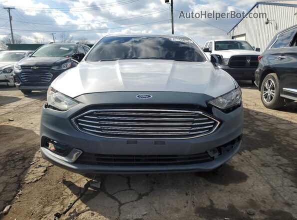 3FA6P0LU7JR242523 2018 FORD FUSION Silver Front view