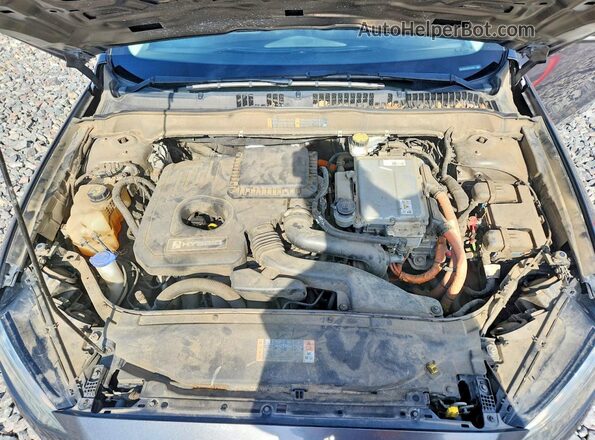 3FA6P0LU7JR274534 2018 FORD FUSION Gray უკანა სალონის ხედი