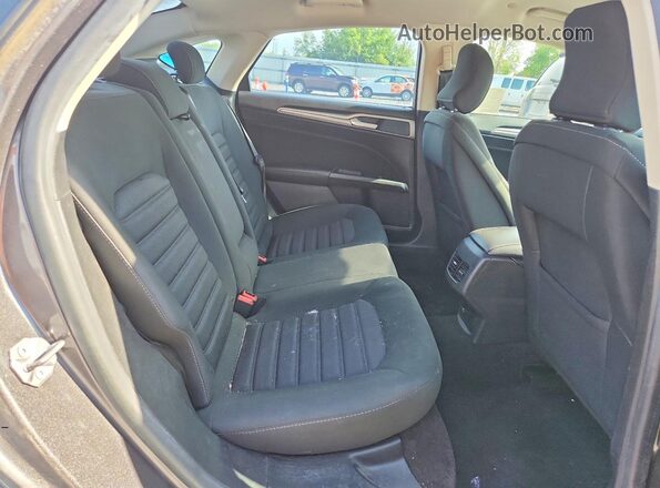 3FA6P0LU7JR274534 2018 FORD FUSION Gray უკანა სავარძლების ხედი