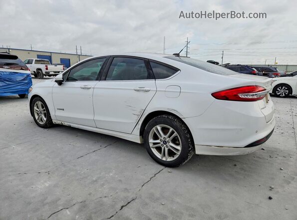 3FA6P0LU7JR286750 2018 FORD FUSION White Trasero izquierdo