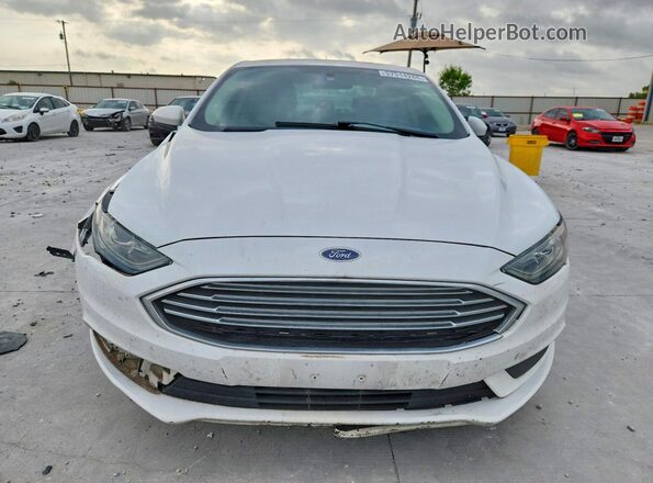 3FA6P0LU7JR286750 2018 FORD FUSION White Vista frontal