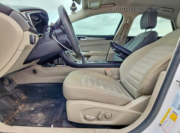 3FA6P0LU7JR286750 2018 FORD FUSION White Vista interior delantera