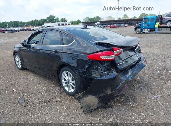3FA6P0LU7KR109889 2019 FORD FUSION HYBRID Black უკანა მარცხენა