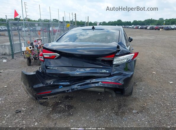 3FA6P0LU7KR109889 2019 FORD FUSION HYBRID Black 