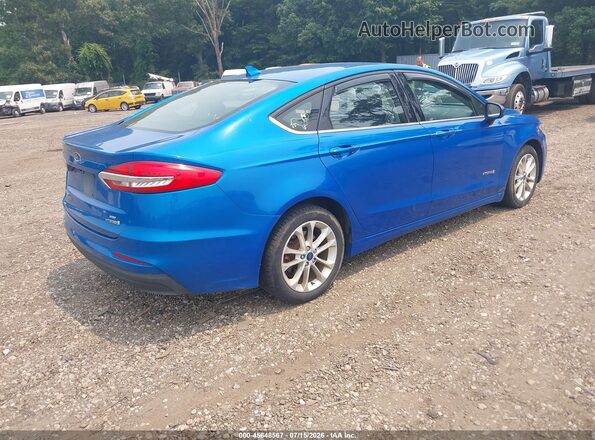 3FA6P0LU7KR110508 2019 FORD FUSION HYBRID Blue უკანა მარჯვენა
