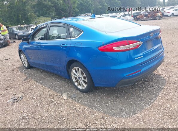 3FA6P0LU7KR110508 2019 FORD FUSION HYBRID Blue უკანა მარცხენა