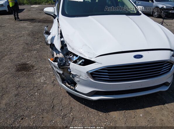 3FA6P0LU7KR137739 2019 FORD FUSION HYBRID White Vista frontal