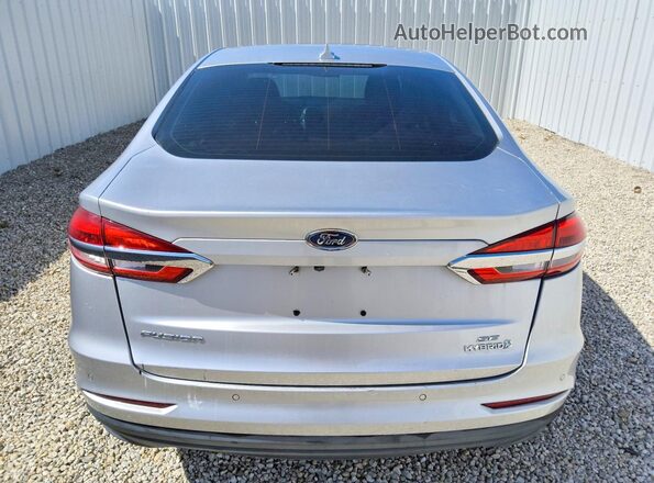 3FA6P0LU7KR140219 2019 FORD FUSION Silver Вид ззаду