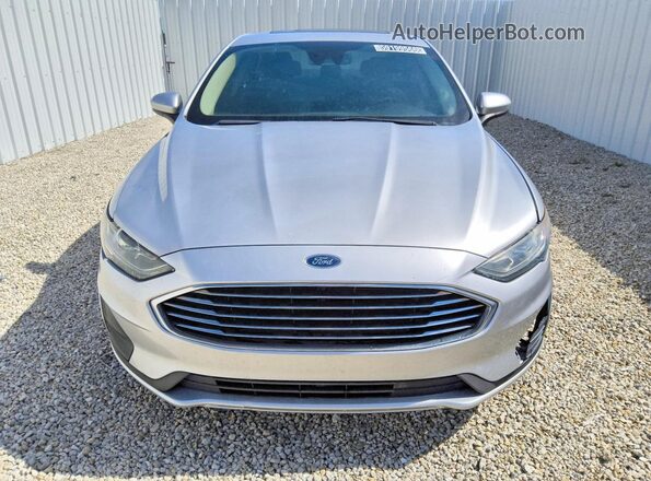 3FA6P0LU7KR140219 2019 FORD FUSION Silver Вид спереду