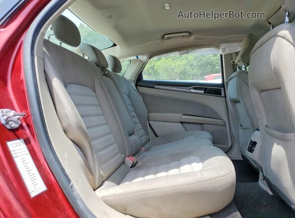 3FA6P0LU7KR222774 2019 FORD FUSION Бордовый Вид задних сидений