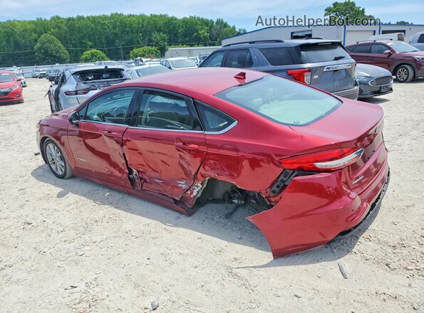 3FA6P0LU7KR222774 2019 FORD FUSION Бордовый Задняя левая четверть