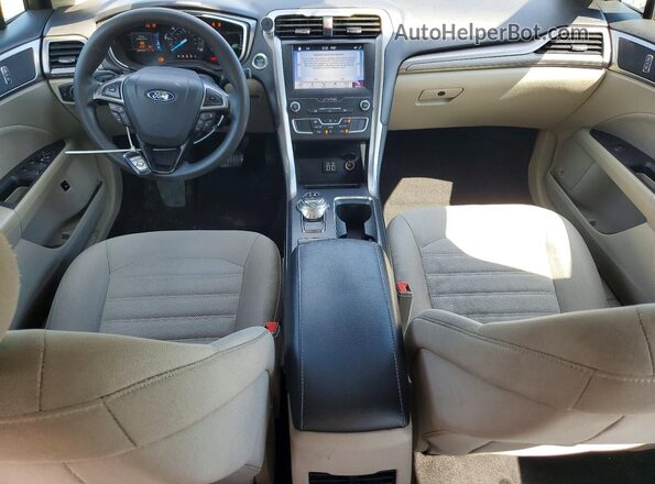 3FA6P0LU7KR238635 2019 FORD FUSION Черный Вид панели приборов
