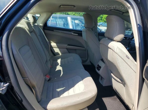 3FA6P0LU7KR238635 2019 FORD FUSION Черный Вид задних сидений