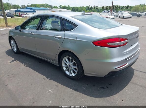 3FA6P0LU7LR119159 2020 FORD FUSION Silver Rear left