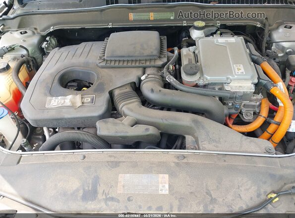 3FA6P0LU7LR119159 2020 FORD FUSION Silver Rear view