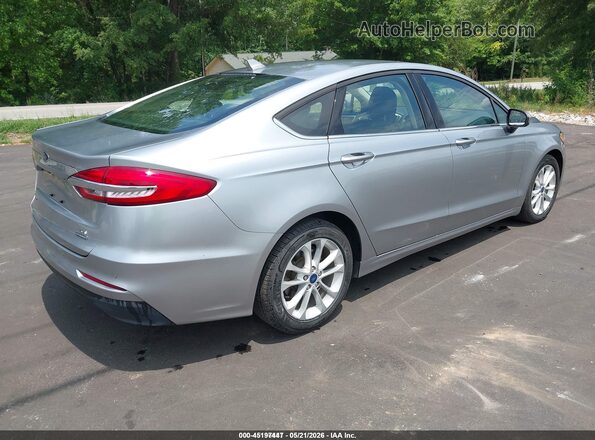 3FA6P0LU7LR119159 2020 FORD FUSION Silver Rear right