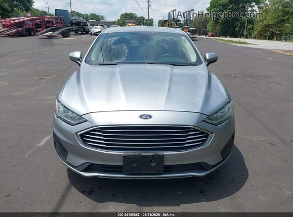 3FA6P0LU7LR119159 2020 FORD FUSION Silver Rear interior view