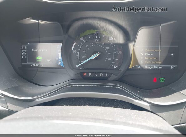 3FA6P0LU7LR119159 2020 FORD FUSION Silver Rear seats view