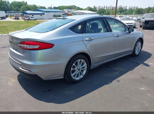 3FA6P0LU7LR119162 2020 FORD FUSION Silver Rear right