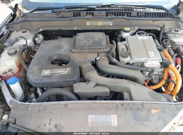 3FA6P0LU7LR119162 2020 FORD FUSION Silver Rear view