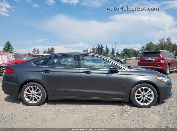 3FA6P0LU7LR262306 2020 FORD FUSION Black უკანა სალონის ხედი