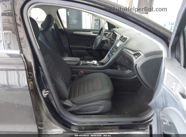 3FA6P0LU7LR264928 2020 FORD FUSION Черный Вид салона спереди