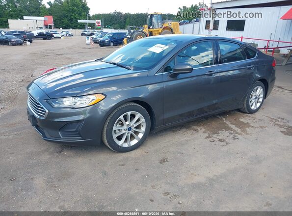 3FA6P0LU7LR265383 2020 FORD FUSION Gray წინა მარცხენა ხედი სამი მეოთხედიდან