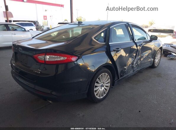 3FA6P0LU8GR187699 2016 FORD FUSION HYBRID Black Trasero derecho