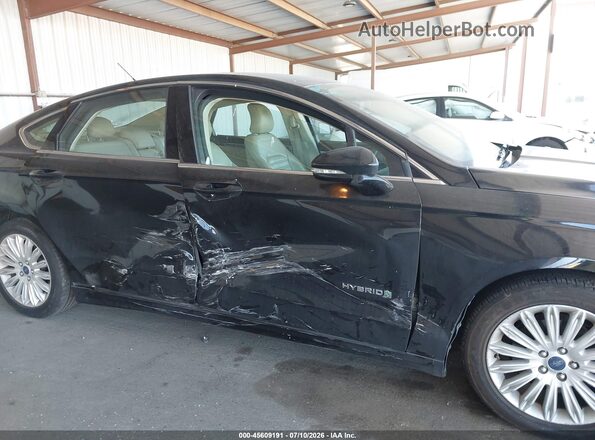 3FA6P0LU8GR187699 2016 FORD FUSION HYBRID Black Vista frontal