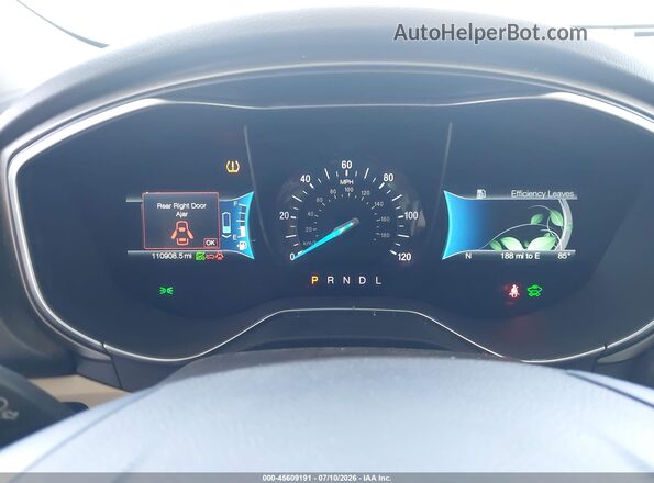 3FA6P0LU8GR187699 2016 FORD FUSION HYBRID Black Vista de los asientos traseros