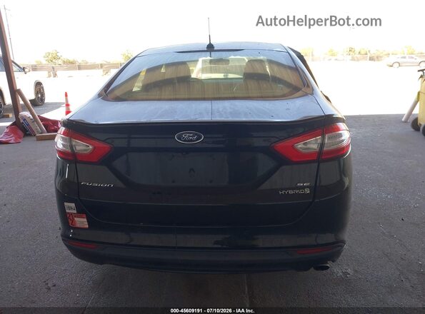 3FA6P0LU8GR187699 2016 FORD FUSION HYBRID Black 