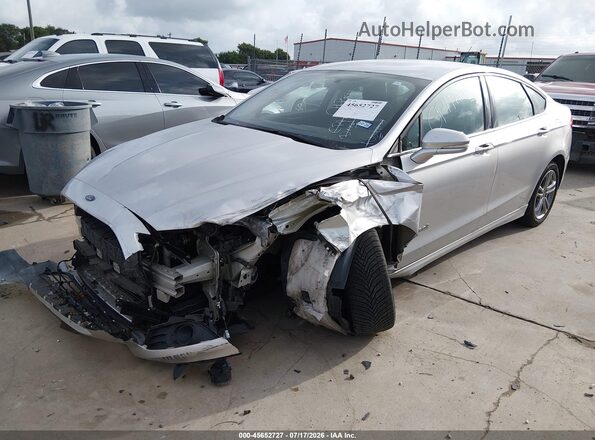 3FA6P0LU8GR204064 2016 FORD FUSION HYBRID Silver Front left