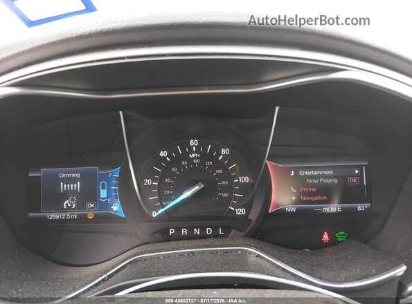 3FA6P0LU8GR204064 2016 FORD FUSION HYBRID Silver Rear seats view