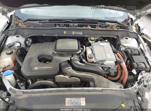 3FA6P0LU8GR204064 2016 FORD FUSION HYBRID Silver Rear view